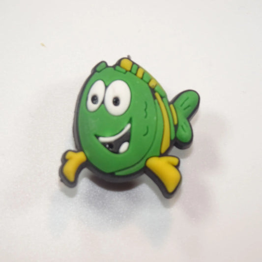 Mr Grouper Fish Bubble Guppy Shoe Charm
