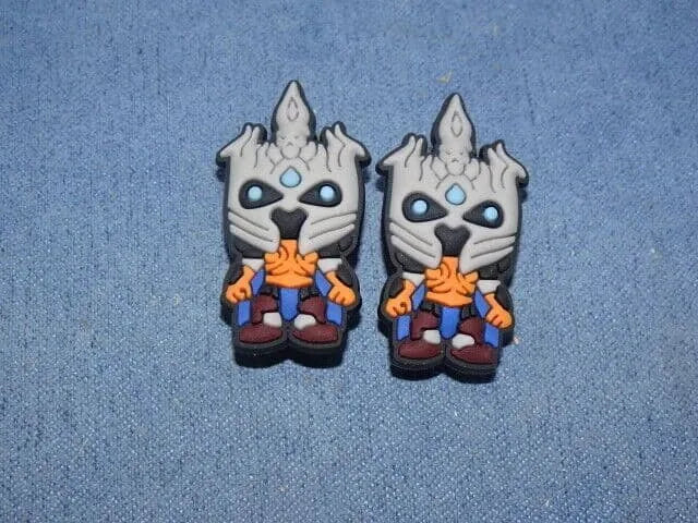 10 Wow Cartoon Characters Shoe Charm