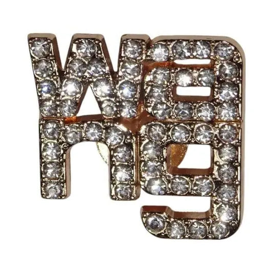 Shoe charm - WANG diamond encrusted