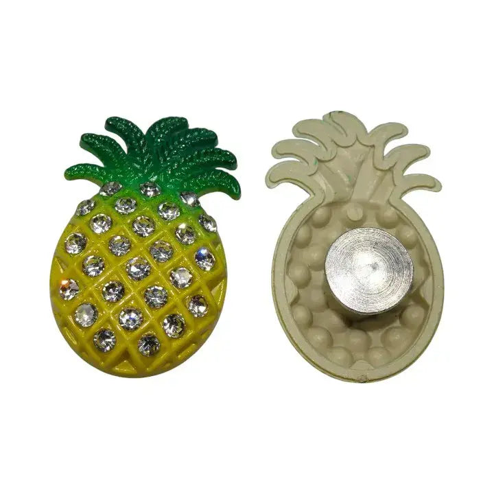 Shoe charms - 2 Diamond pineapples