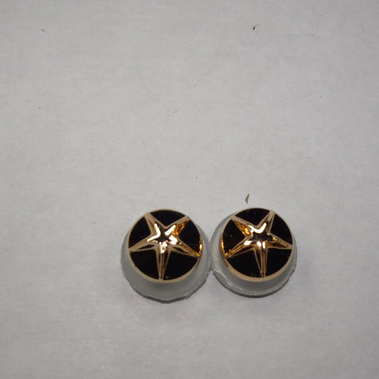 Shoe charms - 2 Star point studs