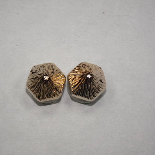 Shoe charms - 2 Textured point studs