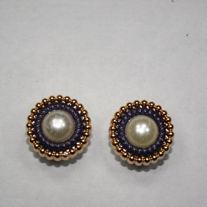 Shoe charms - 2 Embedded clear gems ring surround