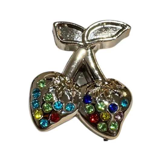 Shoe charm - Gem cherries