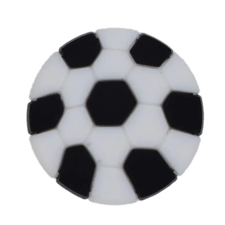 Soccer Ball Shoe Charm