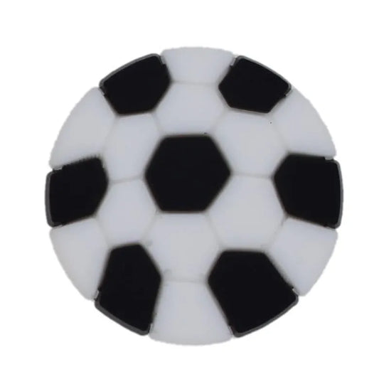 Soccer Ball Shoe Charm
