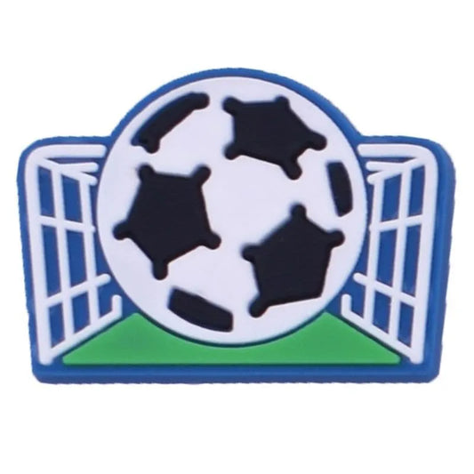Goal Black Spot Ball Shoe Charm