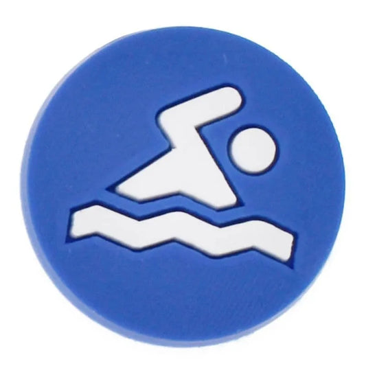 Swimmers Badge Shoe Charm