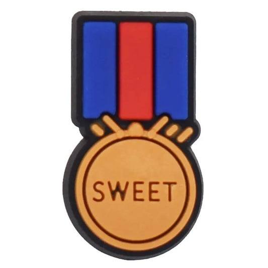 Sweet Winners Medal Shoe Charm