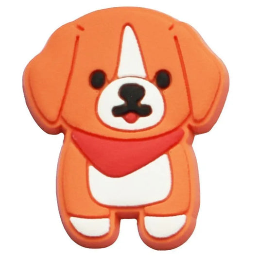 Orange Puppy Shoe Charm