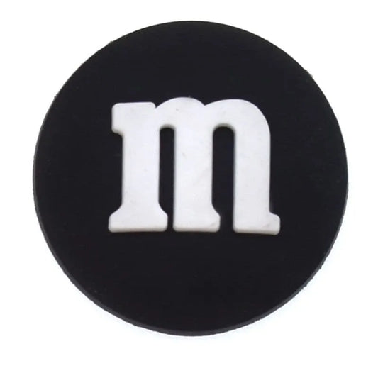 M And M'S Black Dragée Chocolate Confectionery Shoe Charm
