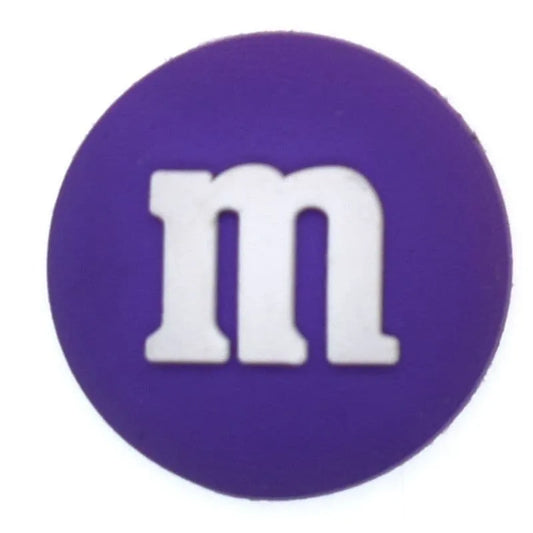M And M'S Purple Dragée Chocolate Confectionery Shoe Charm