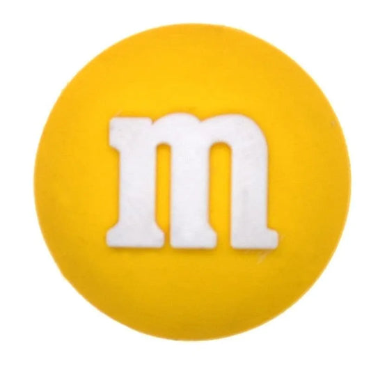 M And M'S Yellow Dragée Chocolate Confectionery Shoe Charm