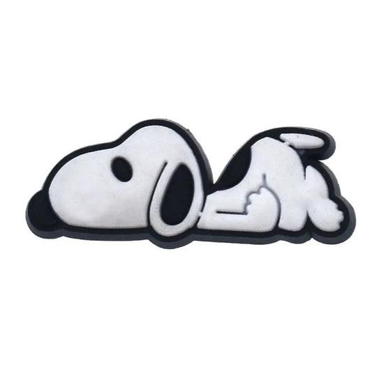 Laying Down Snoopy Shoe Charm