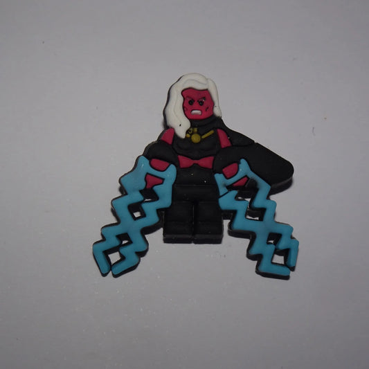 Minifig Blue Hands Shoe Charm