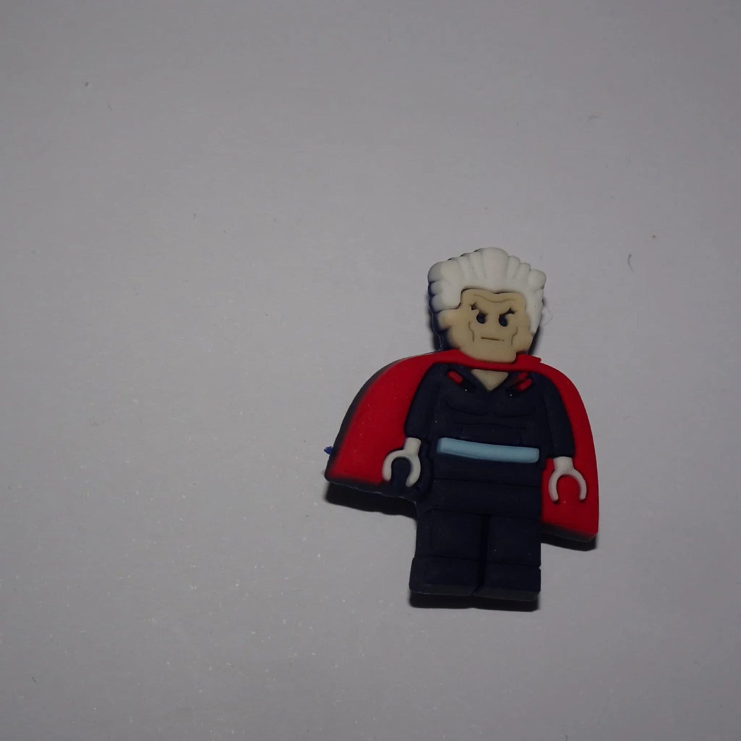 Lego Mini Whitehair Shoe Charm