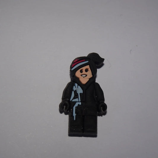 Lego Mini Black Warrior Shoe Charm
