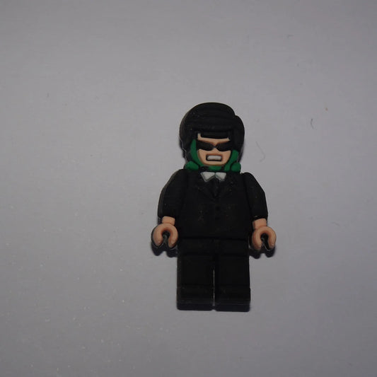 Lego Mini Men In Black Shoe Charm