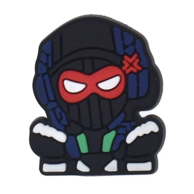 Red Mask Face Skin Fortnite Shoe Charm