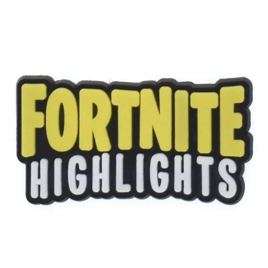 Fortnite Highlights Sign Logo Badge Fortnite Shoe Charm