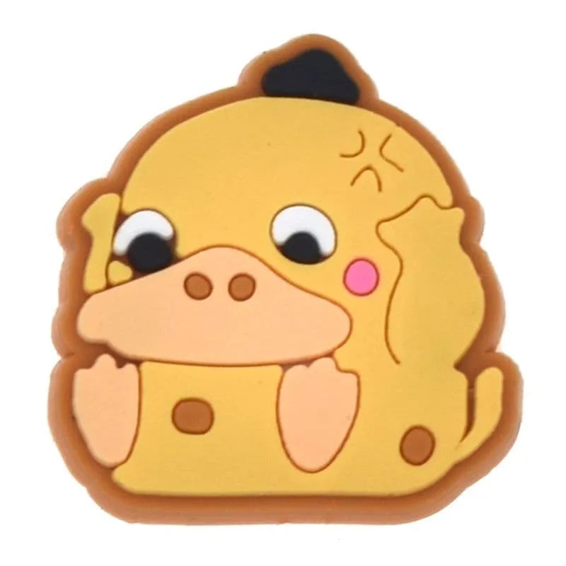 Psyduck From Pokemon Sitting Shoe Charm