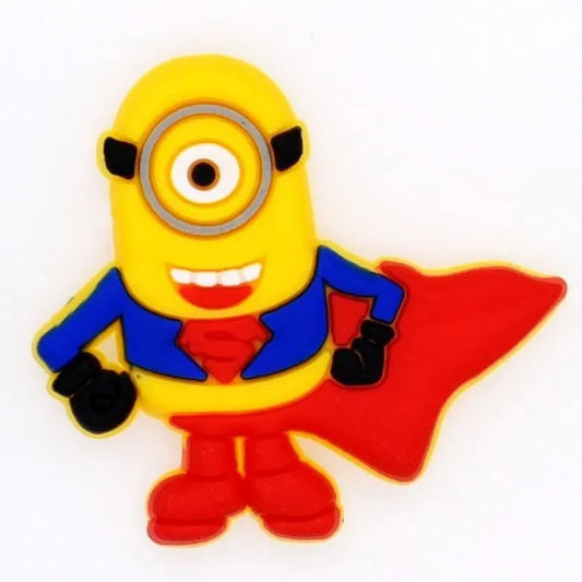 Superminion Man Minions Shoe Charm