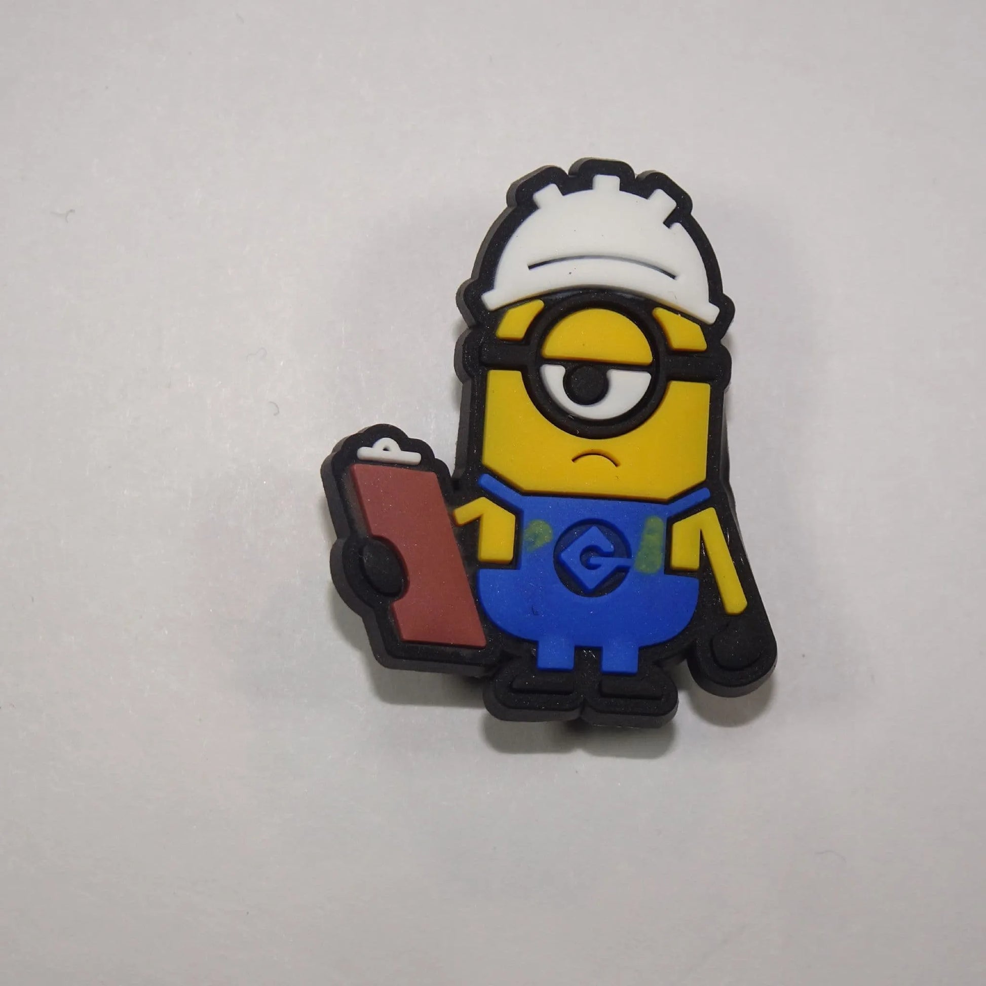 Clipboard Puzzle Minions Shoe Charm