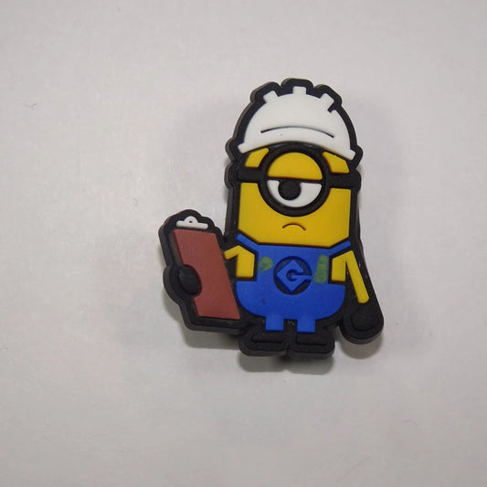 Clipboard Puzzle Minions Shoe Charm