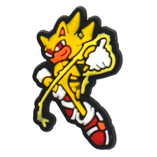 Evil Super Sonic Shoe Charm