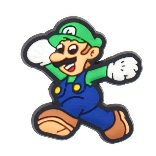 Luigi Mario Super Mario Super Mario Shoe Charm