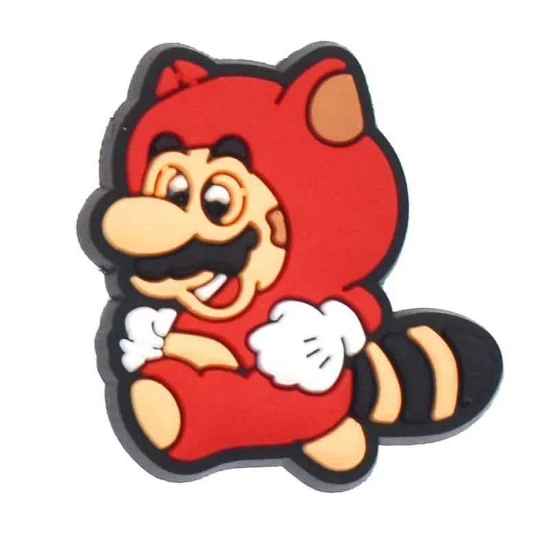 Red Cat Mario Super Mario Shoe Charm