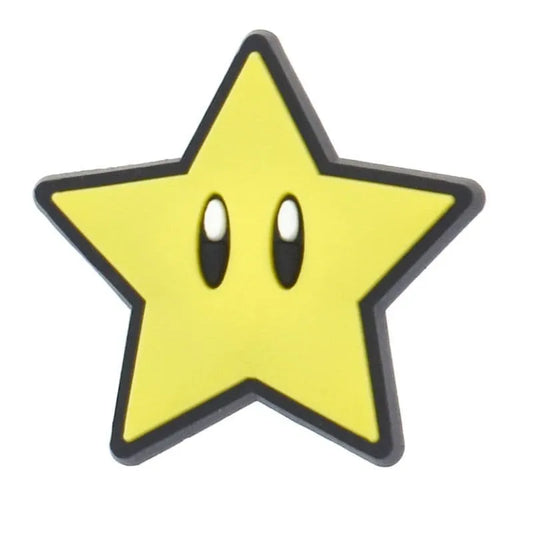 Super Star Super Mario Shoe Charm