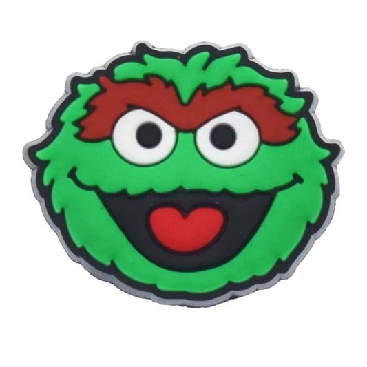 Oscar The Grouch Sesame Street Shoe Charm