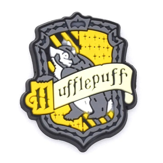 Hufflepuff, Hogwarts School House Name Badge Shield Logo Harry Potter Shoe Charm