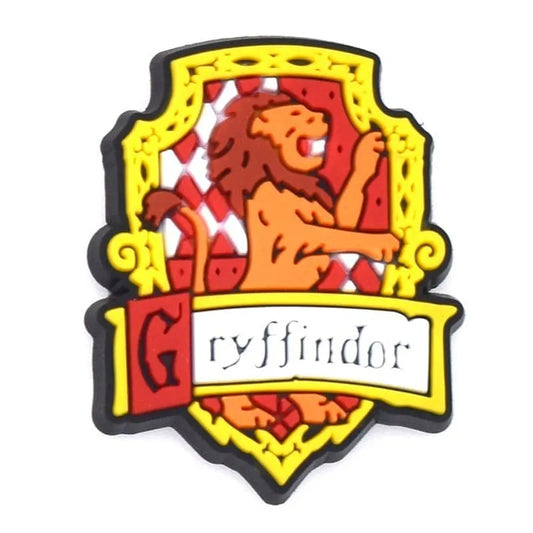 Gryffindor, Hogwarts School House Name Badge Shield Logo Harry Potter Shoe Charm