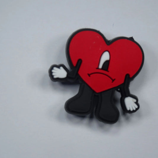 Red Heart Shrug Shoe Charm