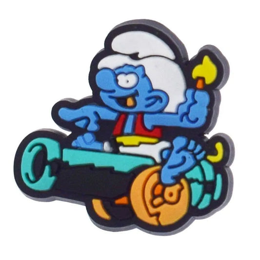 Racing Smurf From Smurfs Shoe Charm