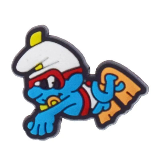 Swimming Smurf From Smurf From Smurfs Shoe Charm