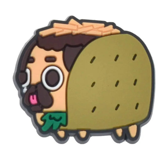 Strange Hedgehog Taco Shoe Charm