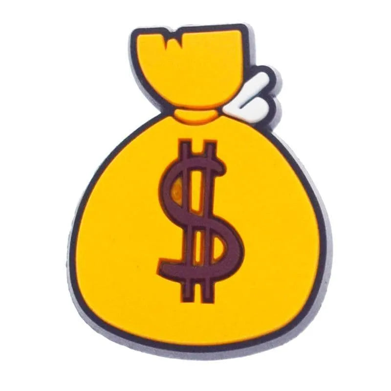 Money Bag Pirates Shoe Charm