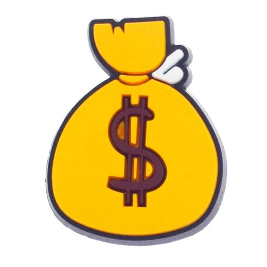 Money Bag Pirates Shoe Charm