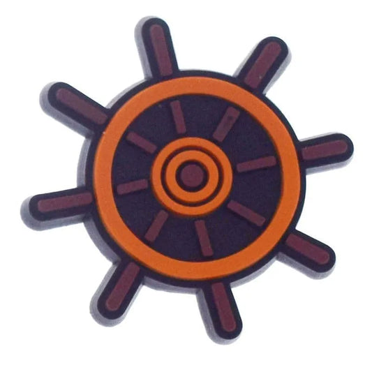 Ship Steering Wheel Pirates Shoe Charm