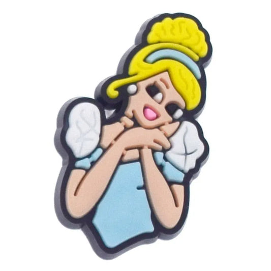 Bunched Hair Princess Shoe Charm