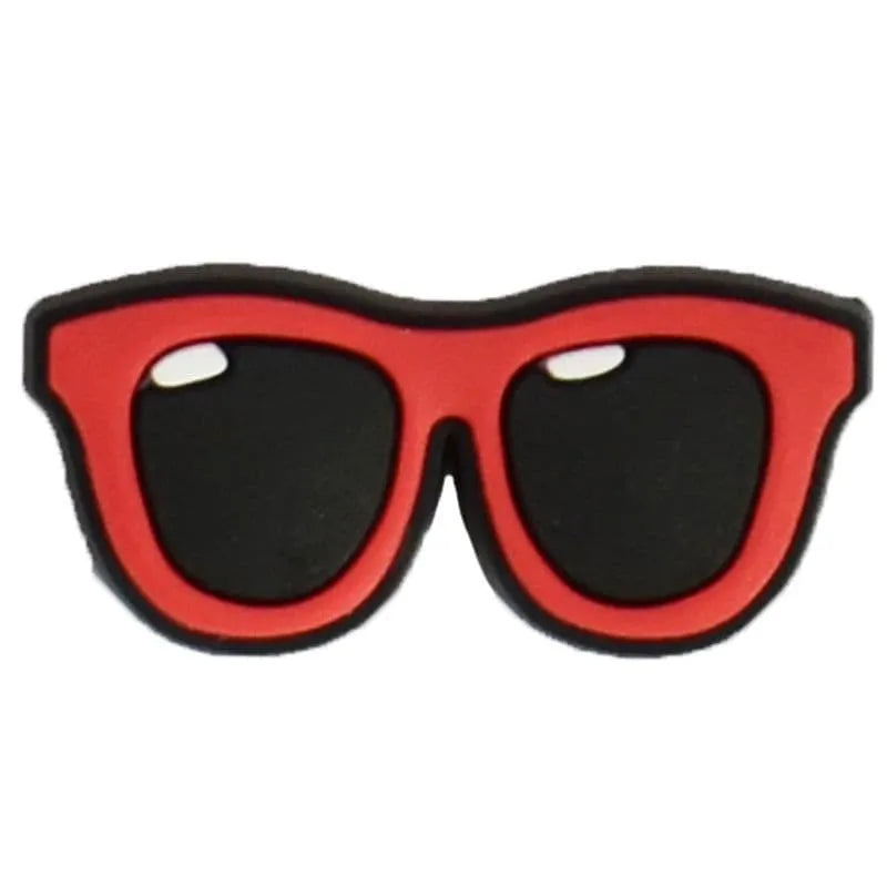 Red Sunglasses Shoe Charm