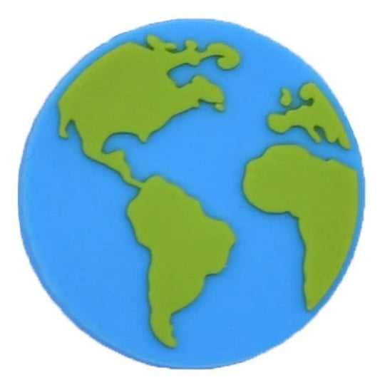 Planet Earth World Shoe Charm