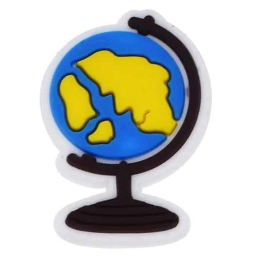 Earth Globe Shoe Charm