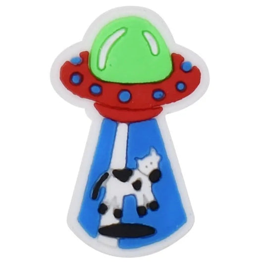 Flying Saucer Takeoff Shoe Charm