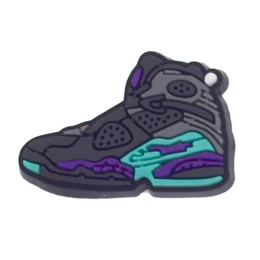 Charcoal Hi-Top Trainers Shoe Charm