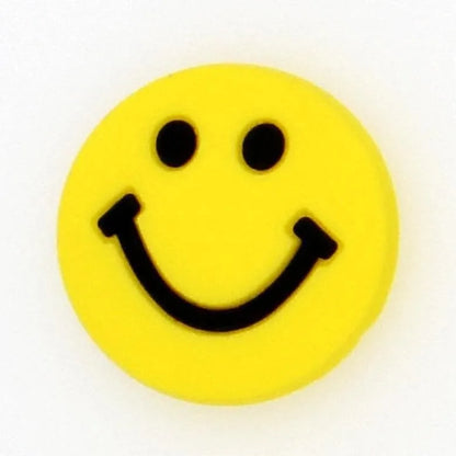 Emoji Yellow Smiler Small Shoe Charm