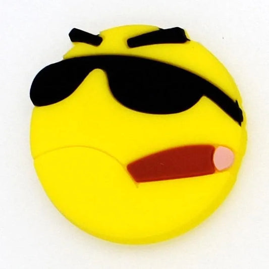 Emoji Cigar Shades Shoe Charm